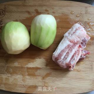 五花肉炒萝卜片的做法步骤：1