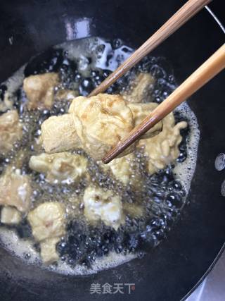 糖醋素排骨的做法步骤：10