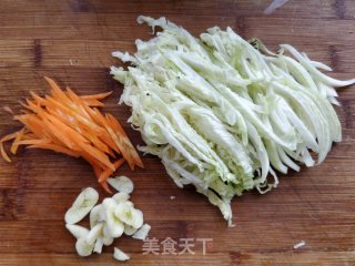 白菜炒平菇的做法步骤：5