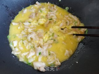 滑蛋海螺片的做法步骤：7