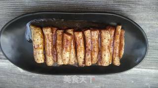黑椒汁淋山药的做法步骤：7