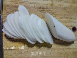 蘸水萝卜丝的做法步骤：1