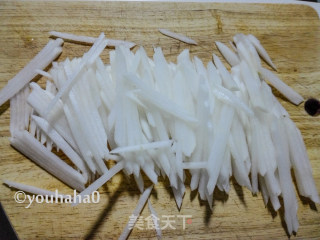 蘸水萝卜丝的做法步骤：2
