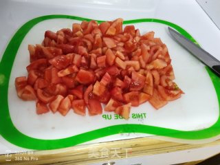 番茄肉丸蛋花汤的做法步骤：5