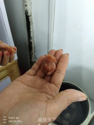 番茄肉丸蛋花汤的做法步骤：10