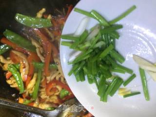 #春季野菜#彩豆菜椒鸡肉丝的做法步骤：12