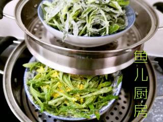 金银面条菜──“鱼儿厨房”私房菜的做法步骤：7