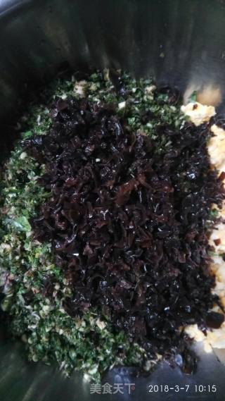 春季野生荠菜盒子的做法步骤：8