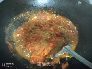 番茄炒牛肉的做法步骤：12