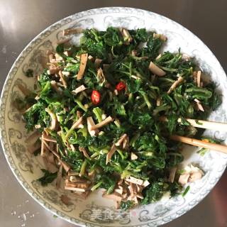 马兰头拌豆腐干的做法步骤：10