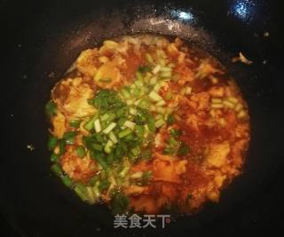 韭菜鸡蛋打卤面的做法步骤：9