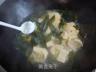 海带边炖冻豆腐的做法步骤：7