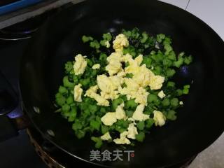 芥菜炒蛋的做法步骤：5
