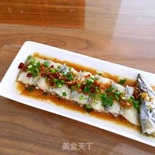 蒸带鱼的做法步骤：11