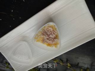 煎金枪鱼饭团的做法步骤：2