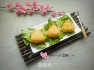 煎金枪鱼饭团的做法步骤：9