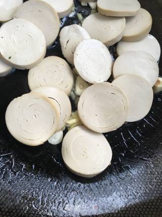 蒜苔炒素鸡的做法步骤：7