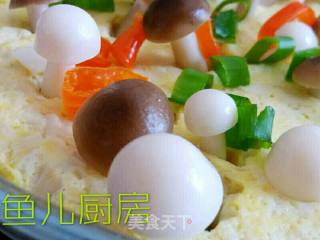 鸡蛋豆腐双菇羹──“鱼儿厨房”私房菜的做法步骤：13