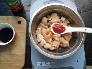 彩椒炒鸡胸的做法步骤：4
