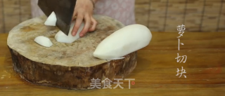 潮音潮人：白萝卜蒸排骨的做法步骤：2