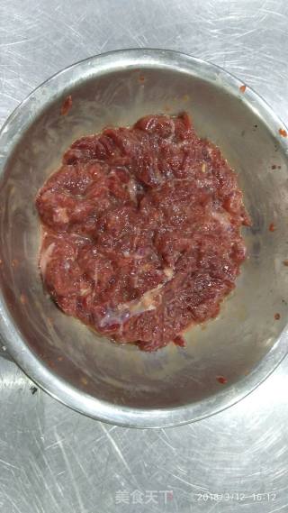 豉椒牛肉的做法步骤：4