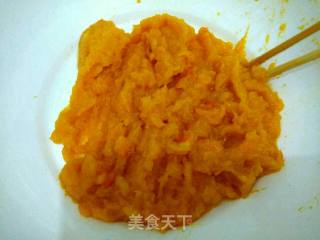 南瓜豆沙饼的做法步骤：1