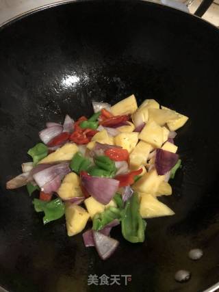 菠萝咕咾肉的做法步骤：5