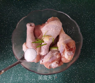 葱油鸡腿的做法步骤：3