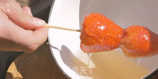 【初味日记】草莓冰糖葫芦的做法步骤：7