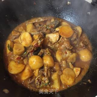 香辣芋儿鸡的做法步骤：6