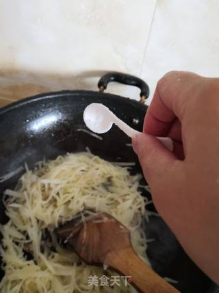 萝卜丝肉末的做法步骤：4