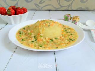 虾蓉土豆泥的做法步骤：16
