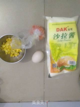 鸡蛋玉米萝卜沙拉的做法步骤：1