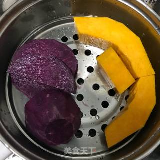 紫薯南瓜早餐的做法步骤：2