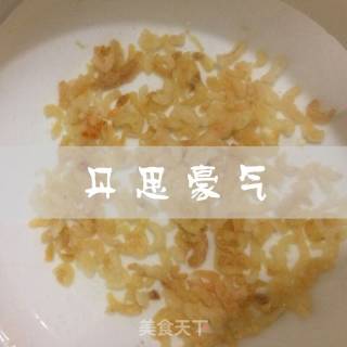 虾仁萝卜丝的做法步骤：1