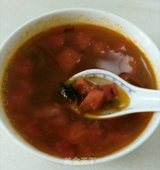 西红柿海菜汤的做法步骤：5