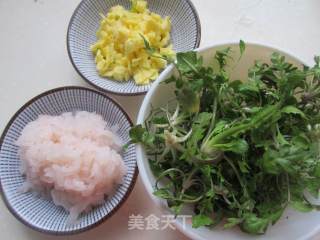 磷虾荠菜蒸饺的做法步骤：4