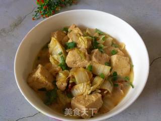 冻豆腐炖白菜的做法步骤：4