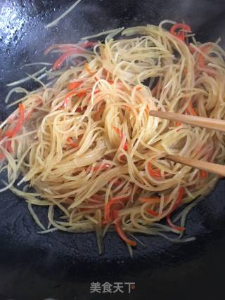 酸辣土豆丝的做法步骤：7