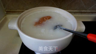 丝瓜肉丝儿粥-----春季养生的做法步骤：8