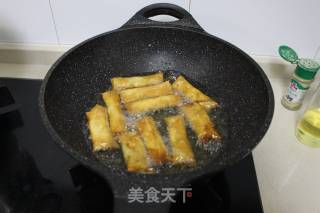 ＃春季野菜＃——荠菜春卷的做法步骤：15