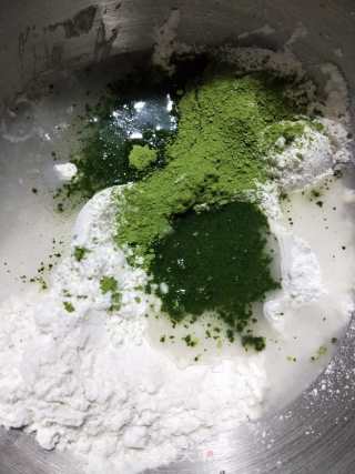 抹茶软欧包(玄米抹茶馅）的做法步骤：5