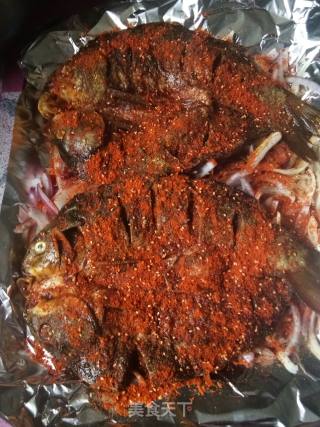 烤鲤鱼的做法步骤：8