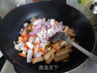 咕咾汁年糕的做法步骤：8