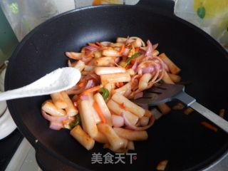 咕咾汁年糕的做法步骤：10
