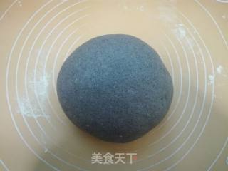 黑米面豆沙发糕的做法步骤：6