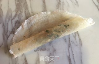 薄油煎春卷的做法步骤：9