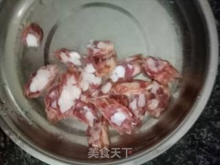 腊肠芥菜蛋炒饭的做法步骤：2