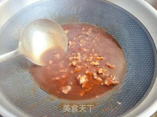 肉冒秋葵豆腐的做法步骤：4