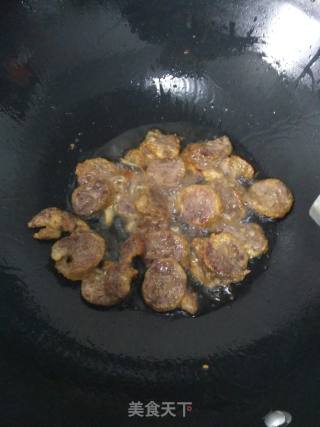 腊肠有机花菜的做法步骤：4